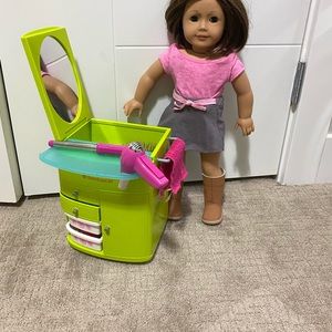 AG doll Salon and hair accessories set
